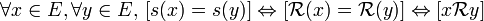 Relation d'équivalence