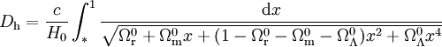 Horizon cosmologique