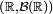 \ \scriptstyle \left(\mathbb{R},\mathcal{B}(\mathbb{R})\right)\