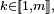 \scriptstyle\ k\in[\![1,m]\!],\
