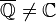 \overline\mathbb{Q} \neq \mathbb{C}
