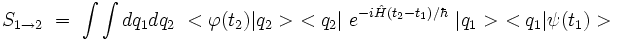 Propagateur de l'équation de Schrödinger