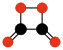 Chemfm 1 2 dioxetanedione.svg