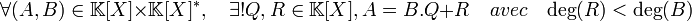 Division euclidienne