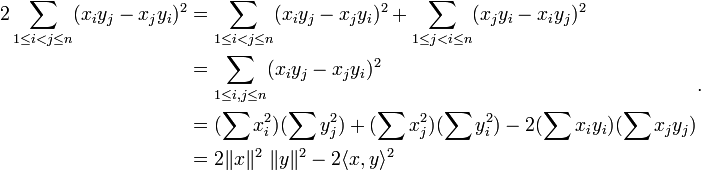 Inégalité de Cauchy-Schwarz