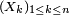 \scriptstyle\ (X_k)_{1\le k\le n}\