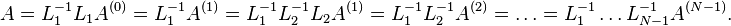 Décomposition LU