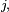 \scriptstyle\ j,\