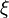 \xi\