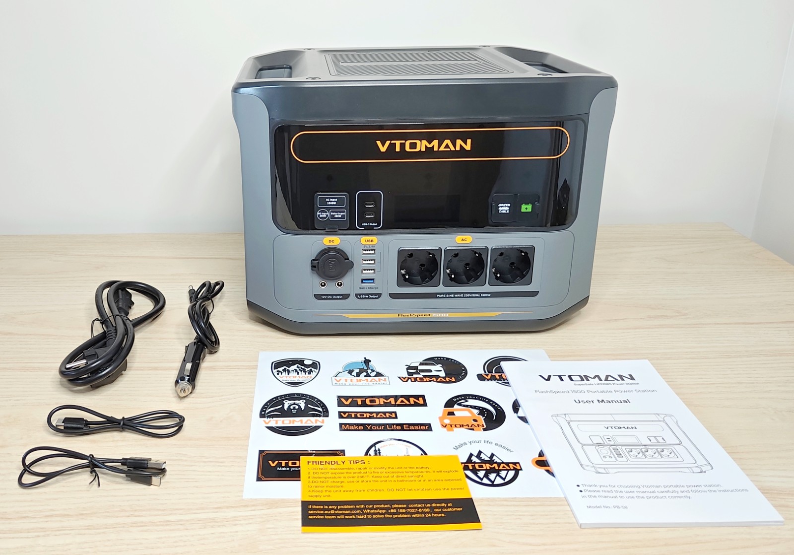 Test station électrique VTOMAN FlashSpeed 1500: une surprise à prix réduit