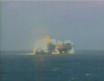 Explosion au décollage d'une fusée Zenith de Sea Launch