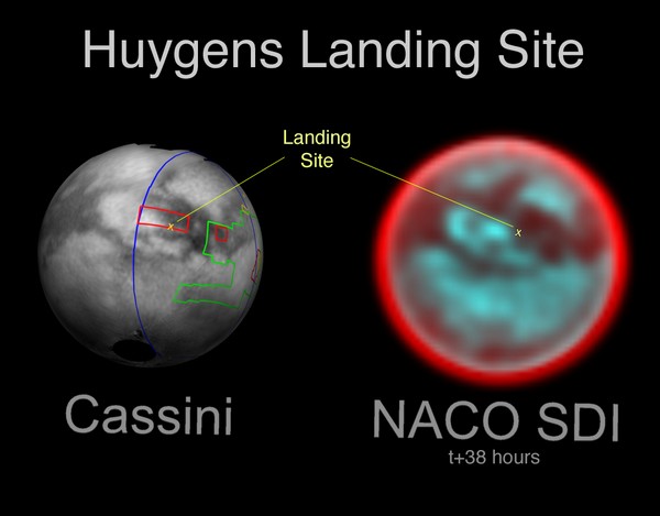 Comment la Terre a observé la descente de Huygens sur Titan