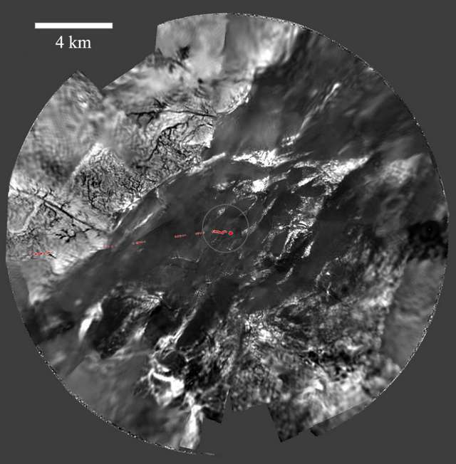 Pluie, vents et brouillards pendant la descente de Huygens sur Titan