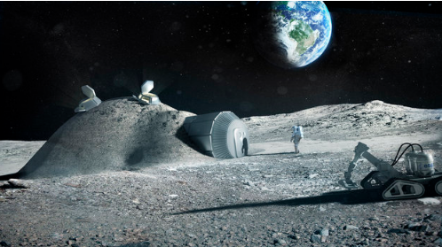Un village sur la Lune ?