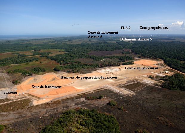 L'ensemble de lancement Soyouz en Guyane prend forme