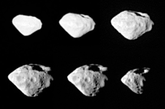 Les photos du survol l’astéroïde Steins par Rosetta