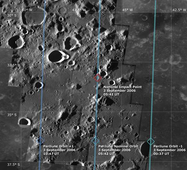 Regards de SMART-1 sur la Lune avant son impact, dimanche