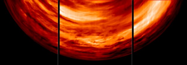 Venus Express : Virtis perce le plafond nuageux de Vénus