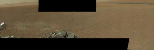 Mars: première vue panoramique de l’environnement du robot Curiosity