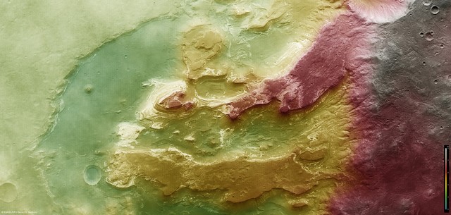 Des traces du passé martien dans le cratère Terby