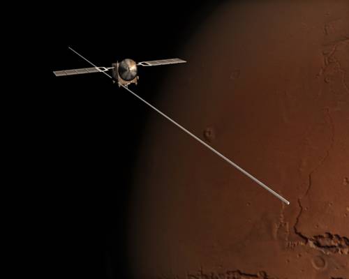 Déploiement sans heurt de la 2nde perche du radar MARSIS de Mars Express