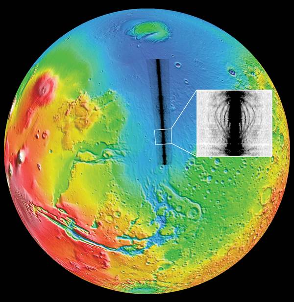 Mars Express dévoile des surprises dans le sous-sol martien