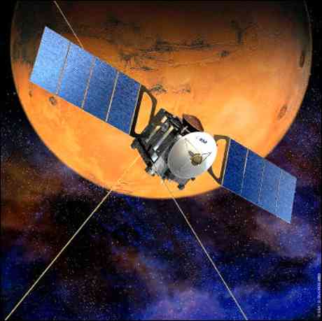 Une mer de glace sous la surface de Mars