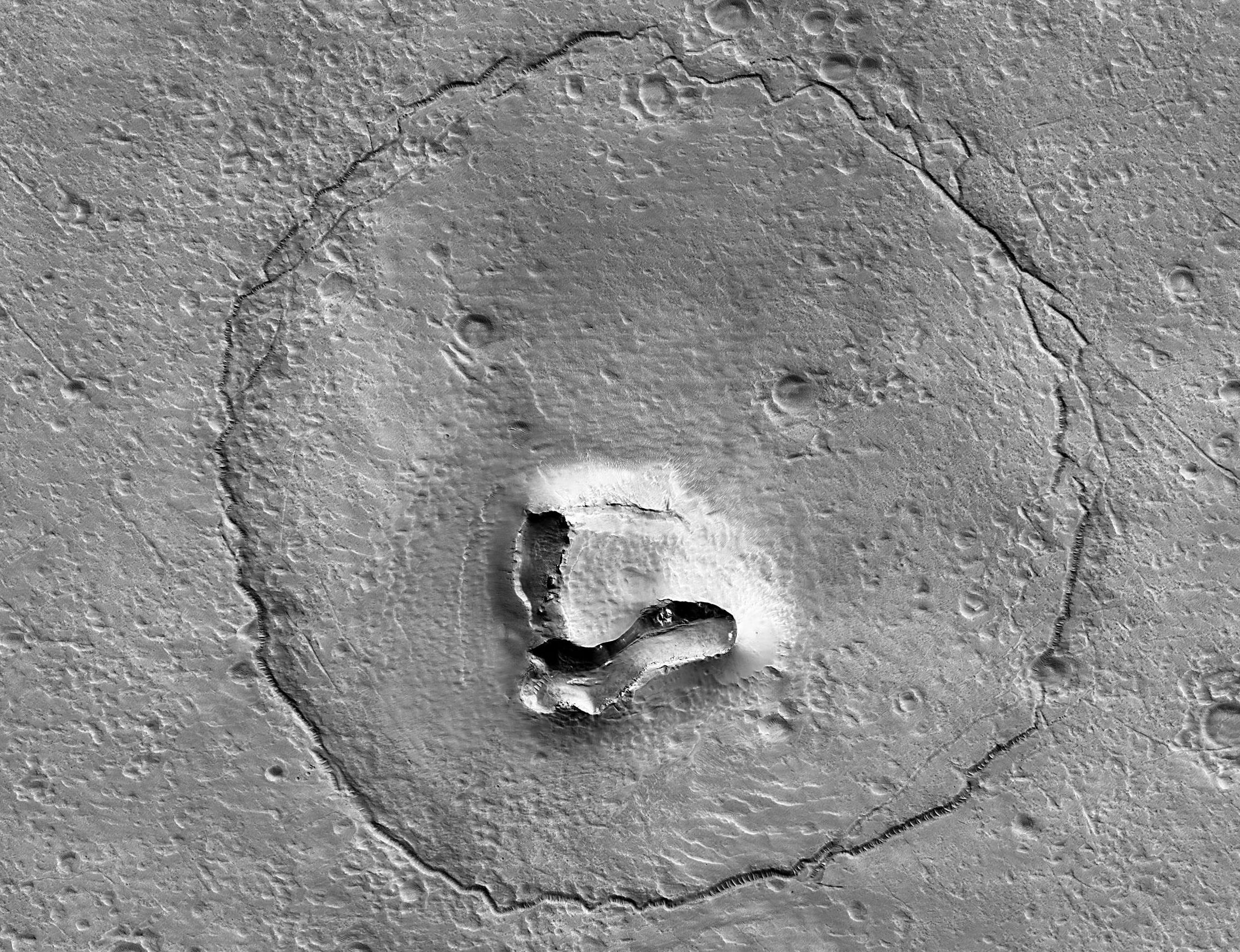 La NASA capture un ours sur Mars - l'explication de la paréidolie
