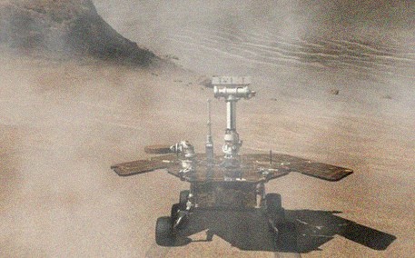 La tempête retarde la descente d’Opportunity dans son cratère