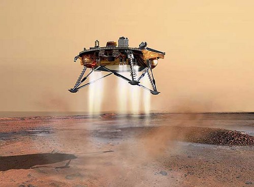 La sonde Phoenix surveillée par ses consoeurs pour son atterrissage
