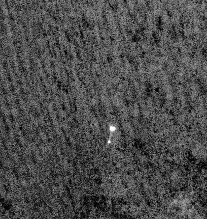 L’atterrissage de Phoenix sur Mars vu depuis la sonde MRO