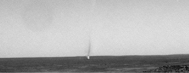 Une nouvelle tornade martienne sous l’objectif de Spirit
