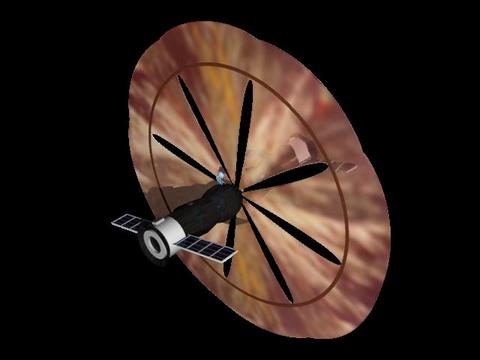 Réflecteur spatial: rediriger les rayons du Soleil vers la Terre
