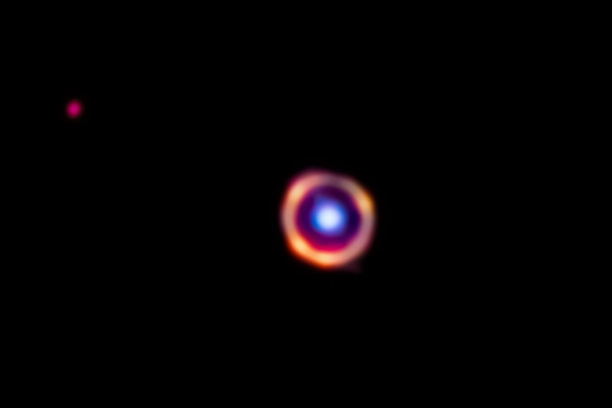 Univers: des matériaux de la vie dans cet anneau d'Einstein