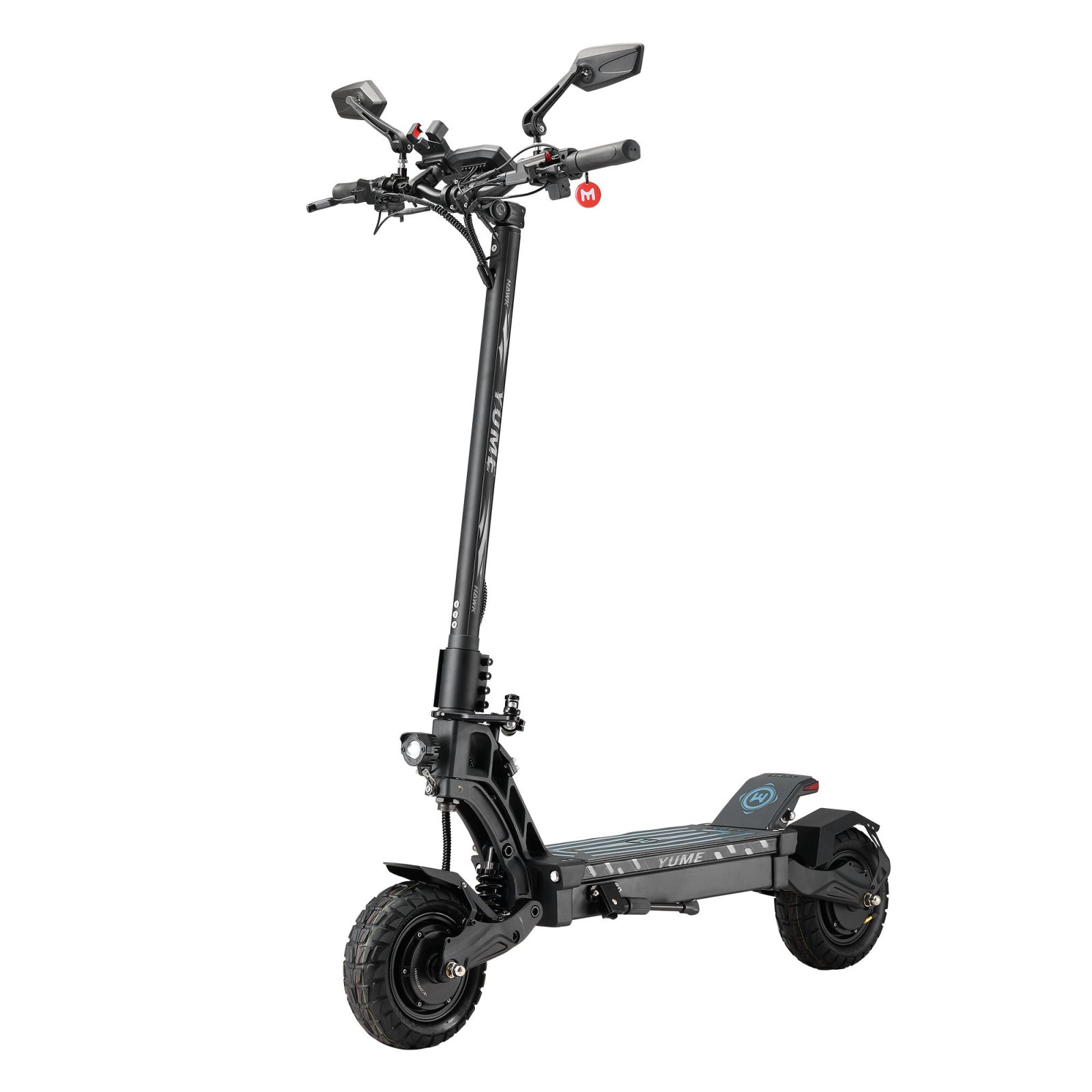 1109.50 euros la puissante trottinette électrique YUME HAWK (double moteur 2400W pour 70 km/h) avec ce coupon