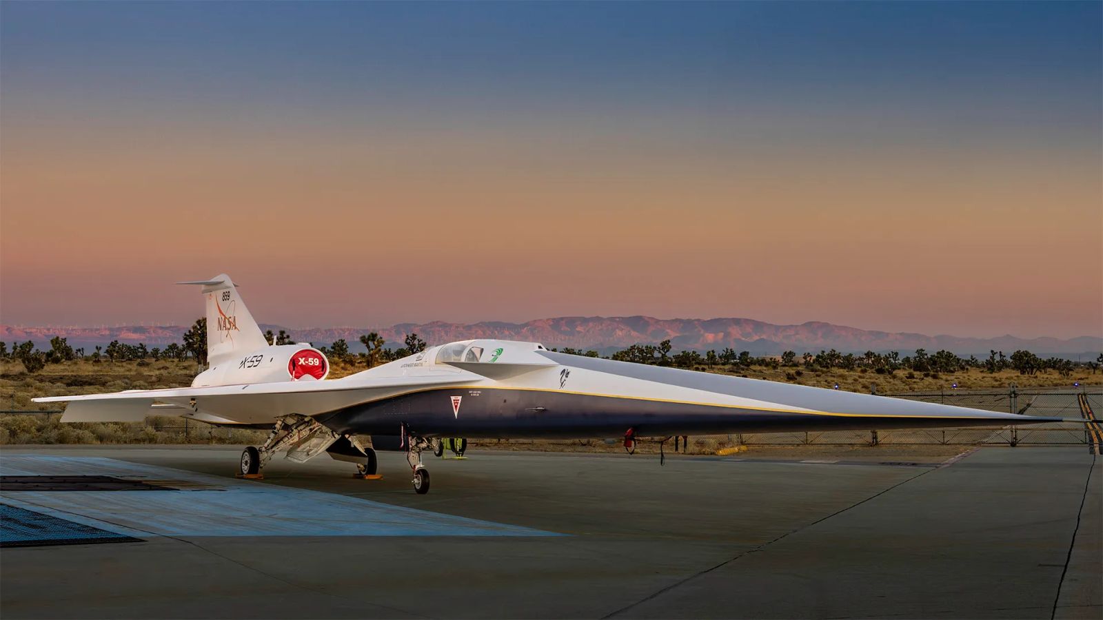 NASA enthüllt den X-59 Quesst: Ein "leises" Überschallflugzeug