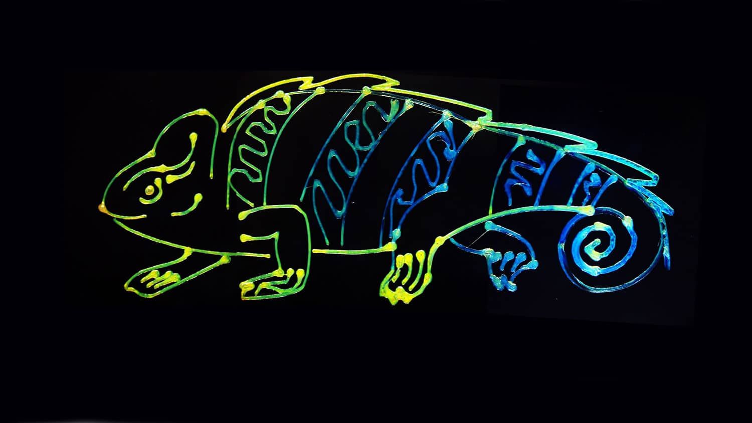 Esta tecnologia, inspirada nos camaleões, permite uma impressão multicolorida a partir de uma única tinta