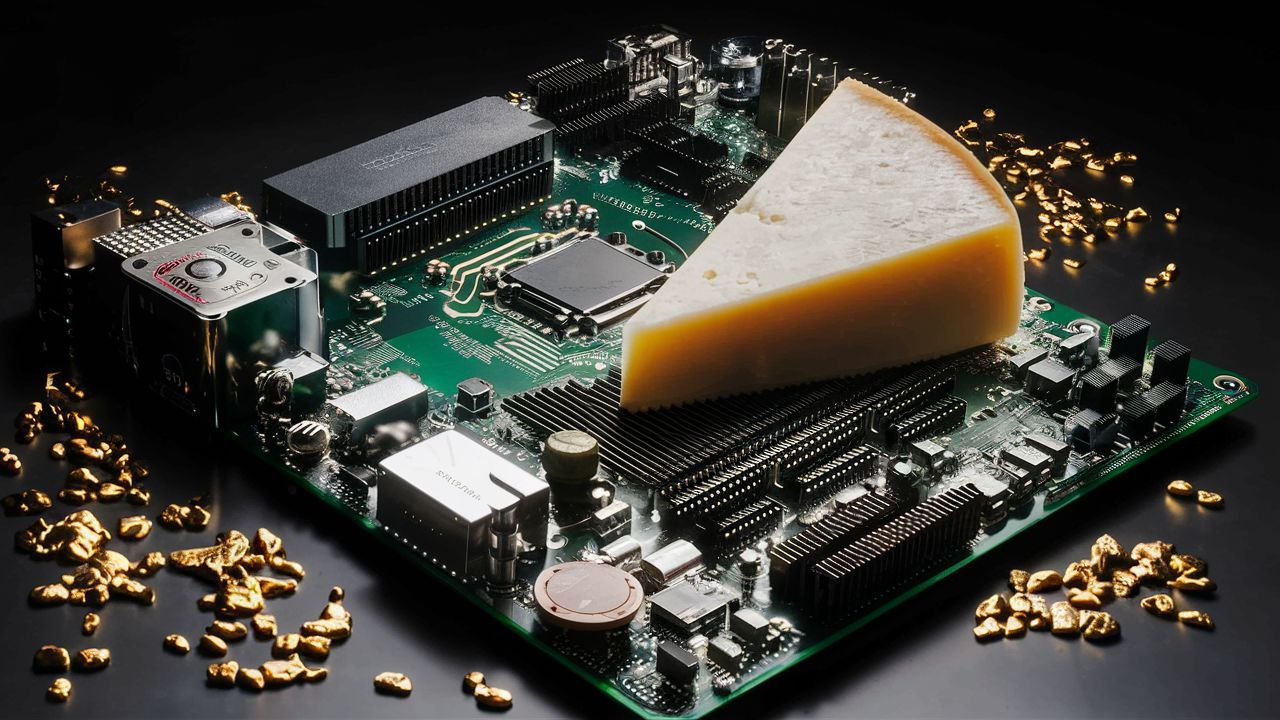 Cheese: a Key Ingredient in Extracting Gold from Electronic Waste