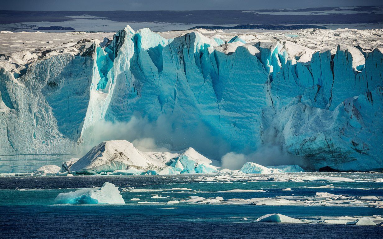 A massive Greenland glacier is literally melting before our eyes