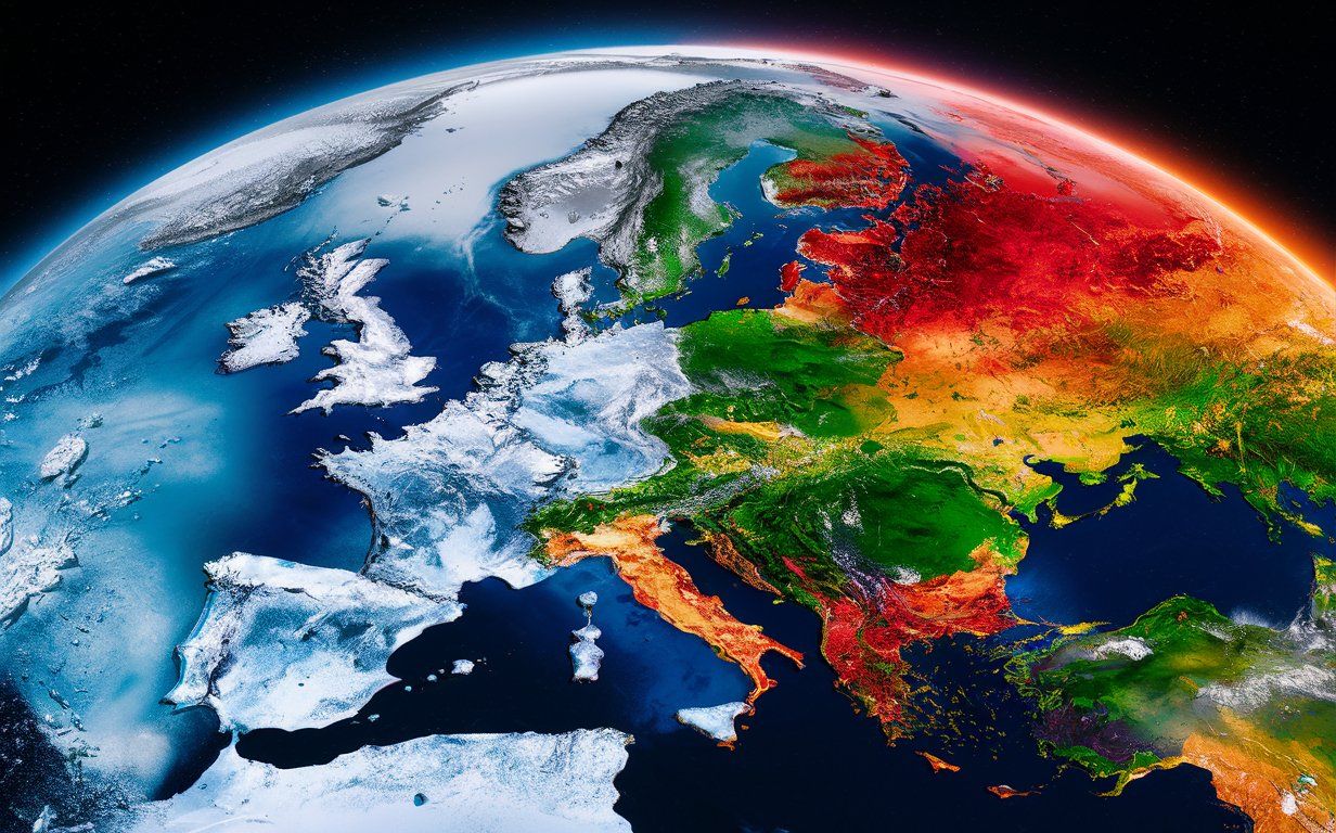 Cold winters paradox in global heat record highs