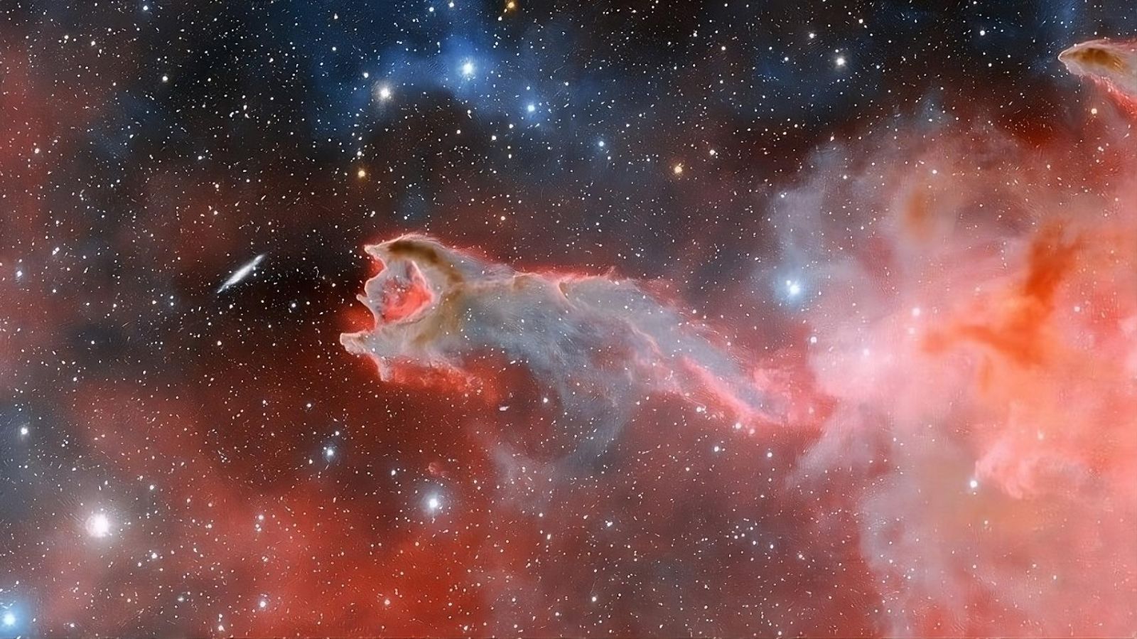 Astronomers capture the "Hand of God"