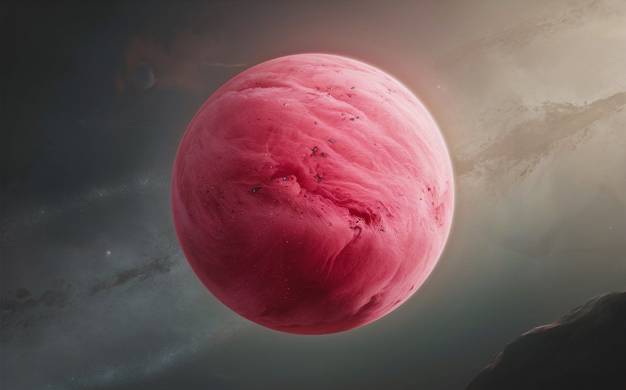 Incredible: this planet is like... cotton candy!