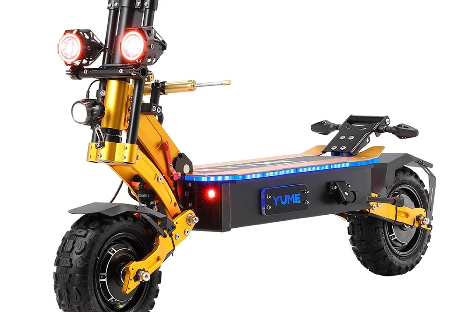 Un spectaculaire coupon sur la surprenante trottinette électrique YUME X11+ (double moteur 6000W + 80km/h)