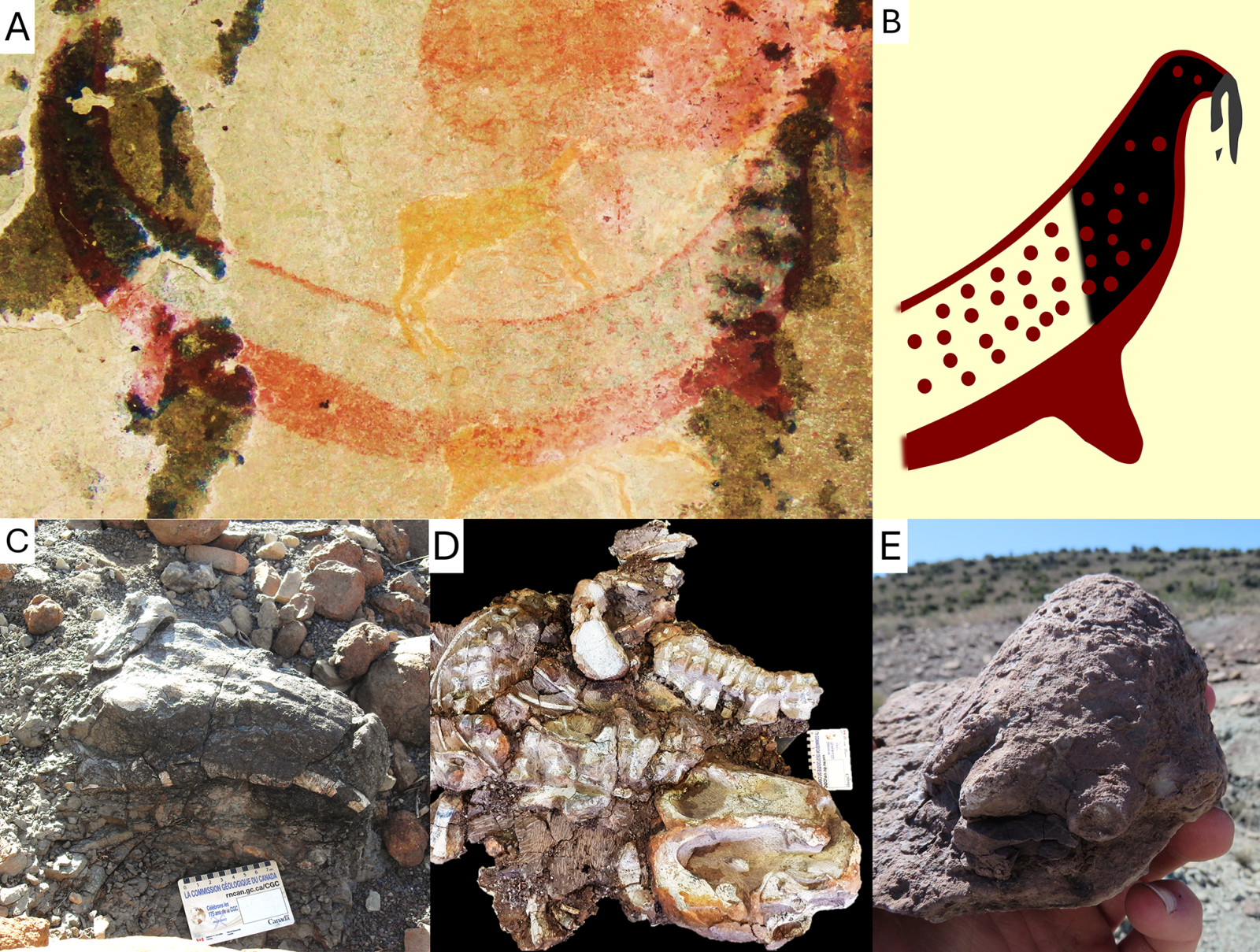 How could this ancient people have painted an animal that disappeared 200 million years ago?
