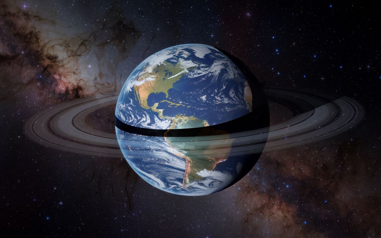 Did the Earth once have rings like Saturn?