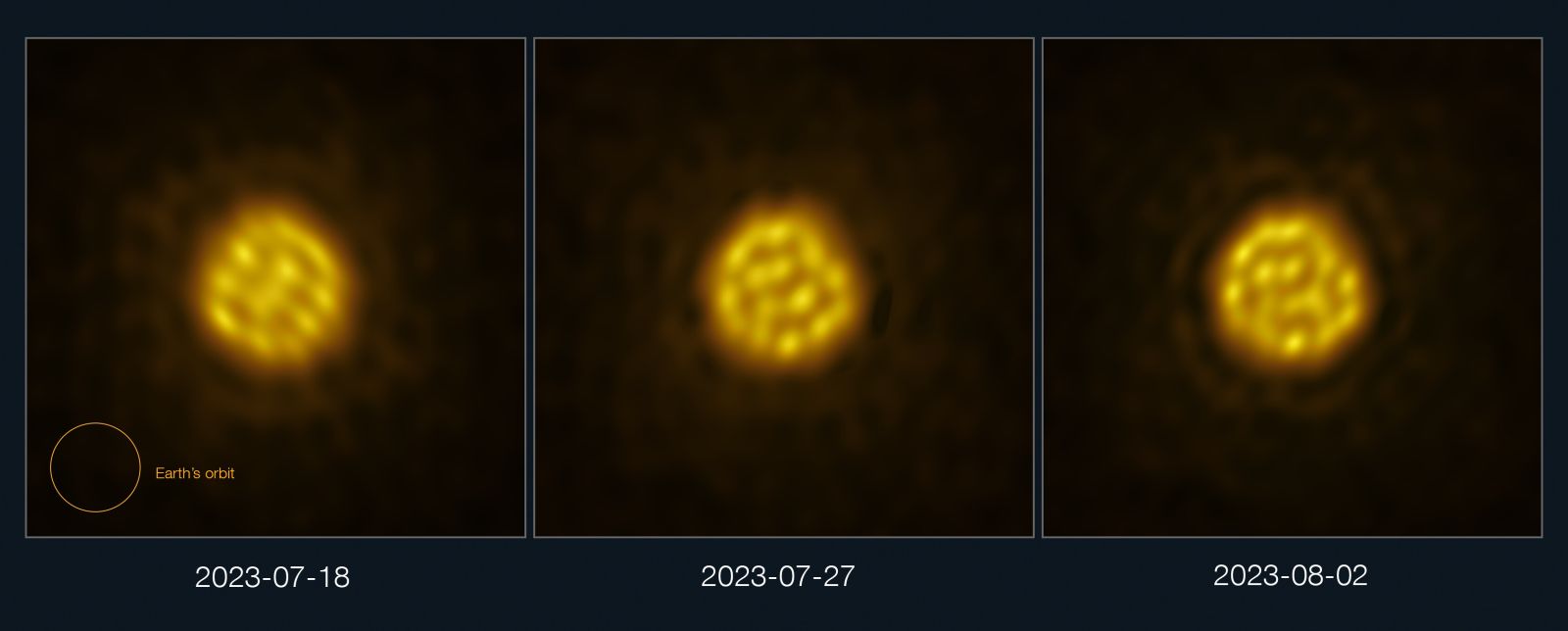 The boiling surface of a star in the most detailed video to date