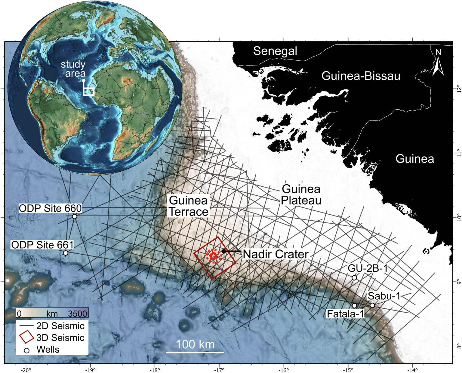 Discovery of a second giant asteroid impact dating from the extinction of the dinosaurs