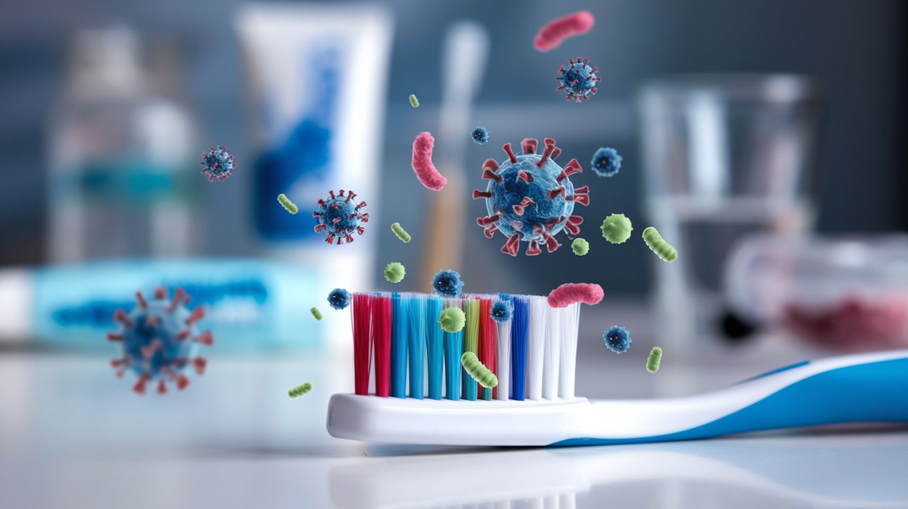 A real virus-bacteria war observed in... your toothbrush