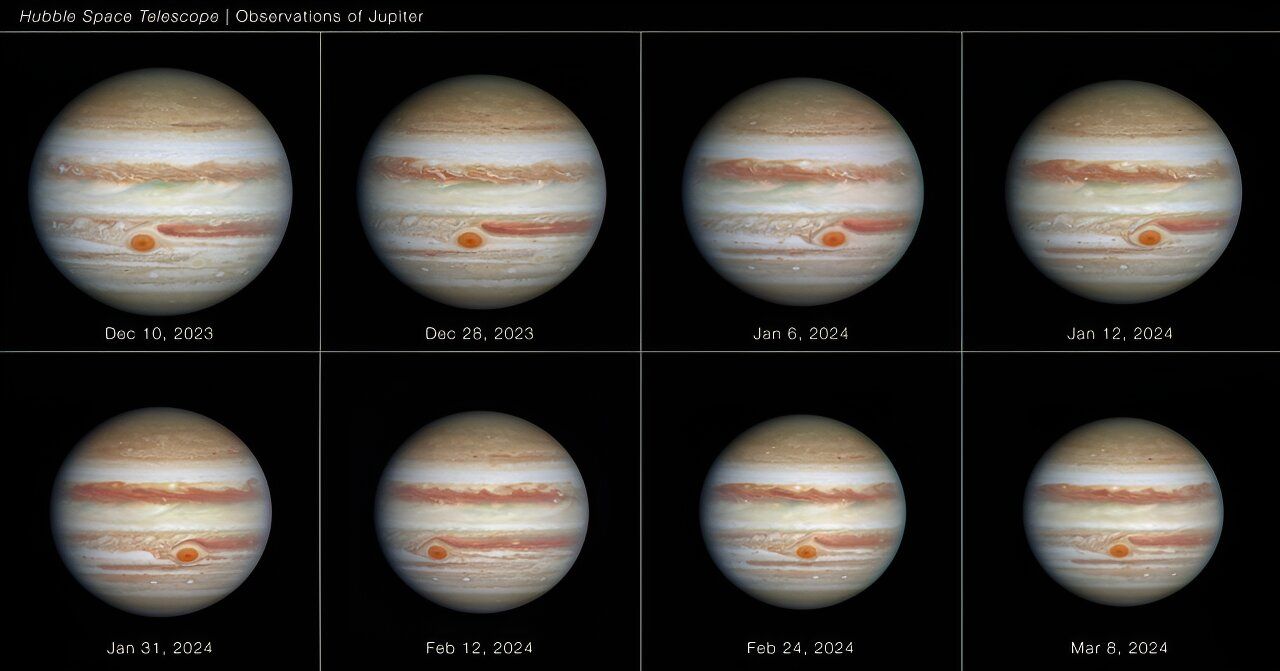 Jupiter: the Great Red Spot is deforming