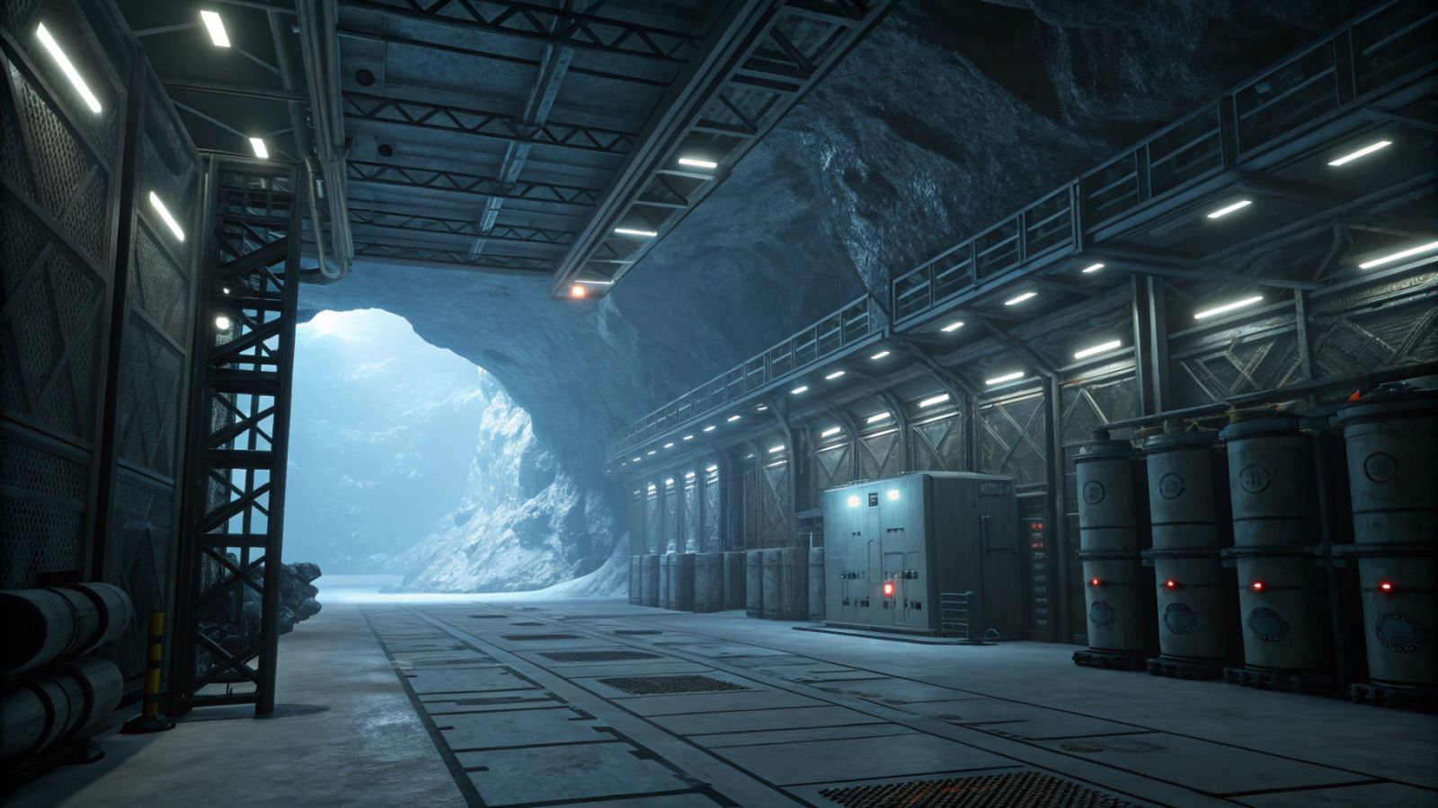 a hidden nuclear missile base accidentally detected beneath the ice sheet ☢️